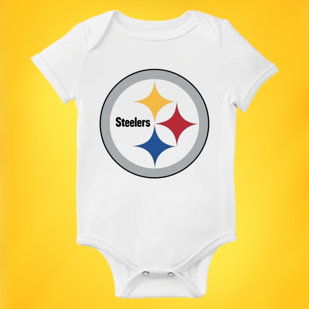 ✨New STEELERS Onsie✨ made by me 👩🏼‍🎨Variety Sizes and Colors. Made to order!!